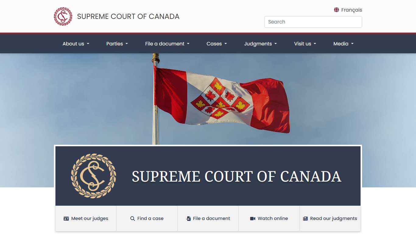 Supreme Court of Canada | Home